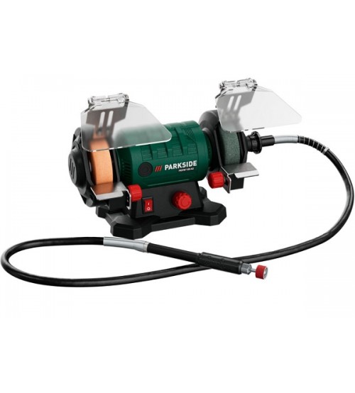 Parkside Двоен шмиргел с гъвкав вал PDFW 120 B3